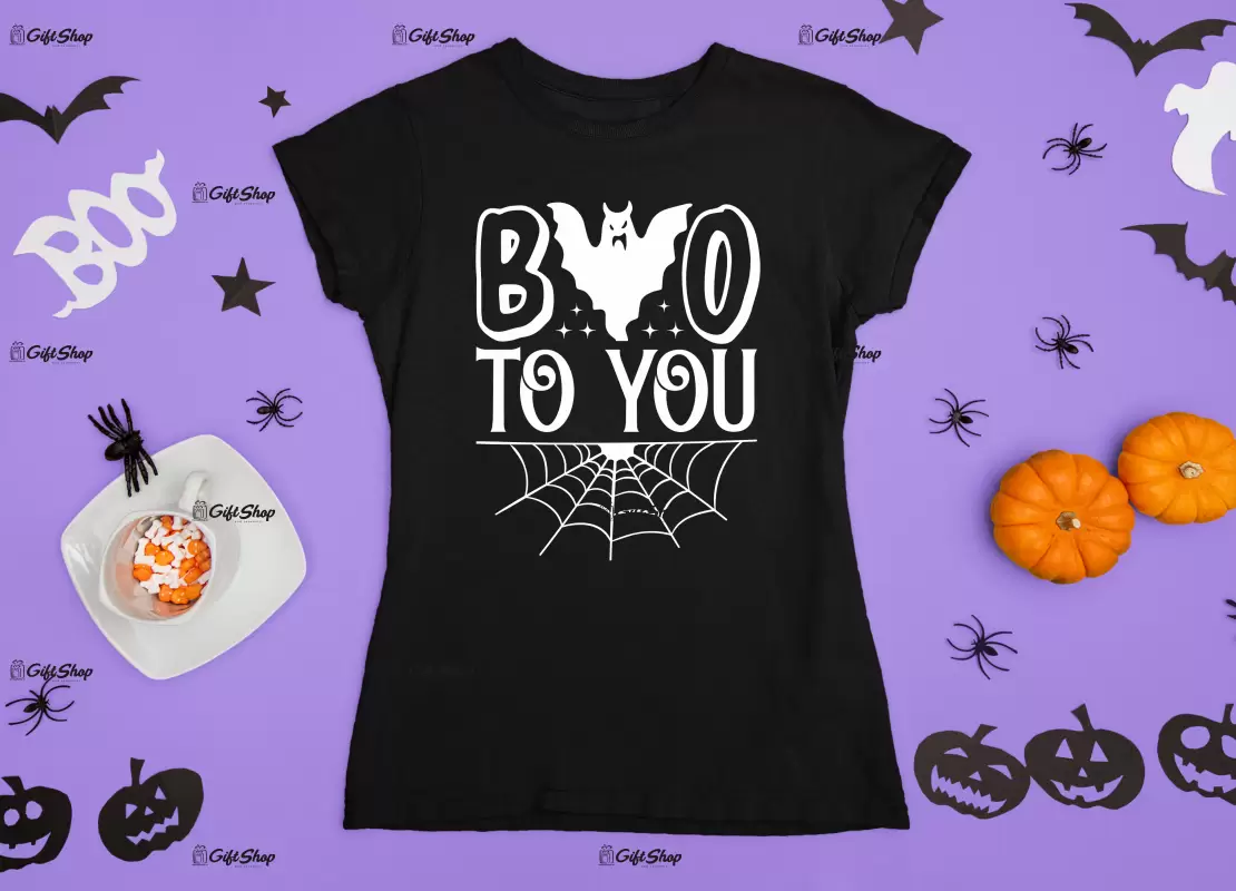 Boo to you, tricou cu mesaj