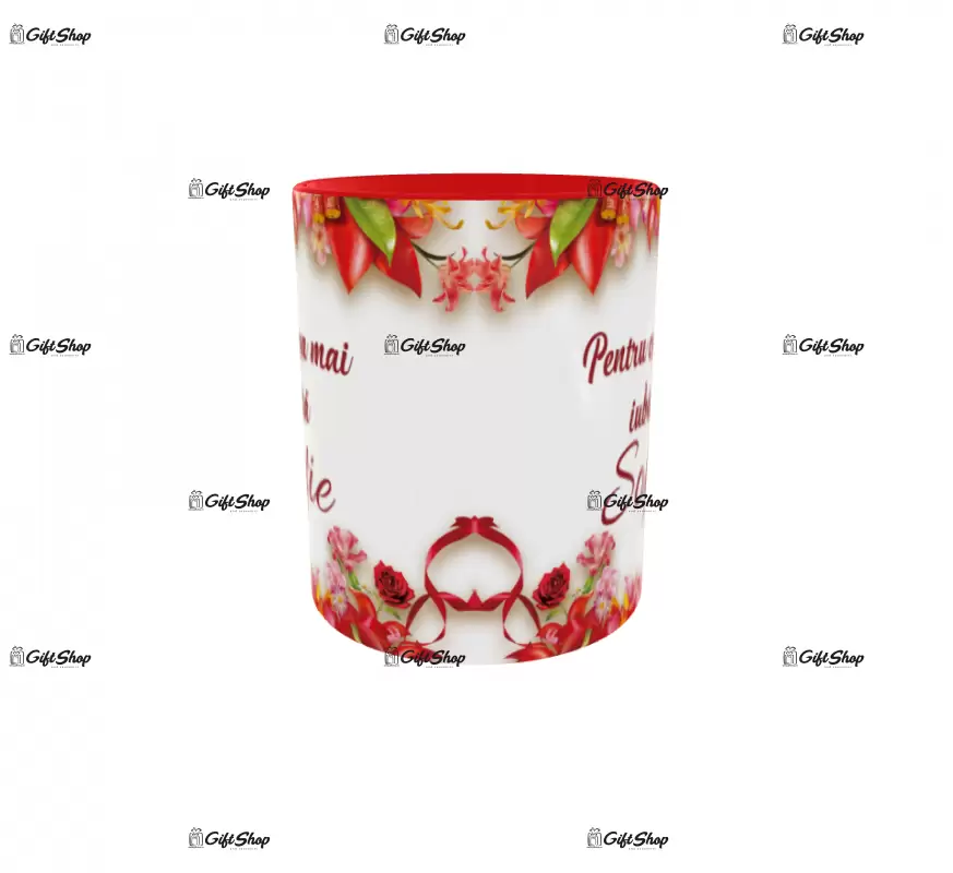 Pentru cea mai iubita sotie, cana ceramica, 330ml, cgs1196