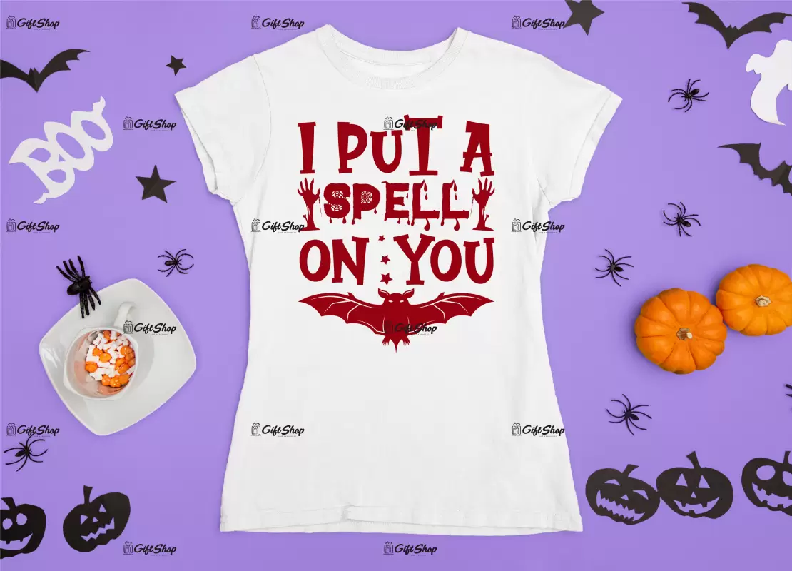 I put a spell on you, tricou cu mesaj