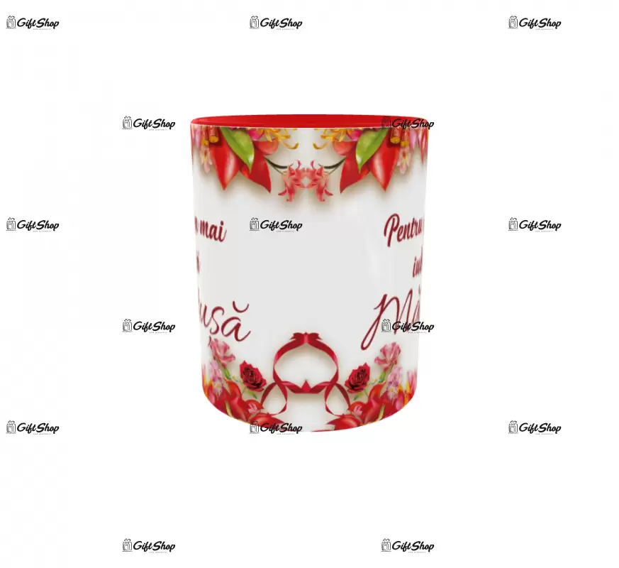 Pentru cea mai iubita matusa, cana ceramica, 330ml, cgs1200