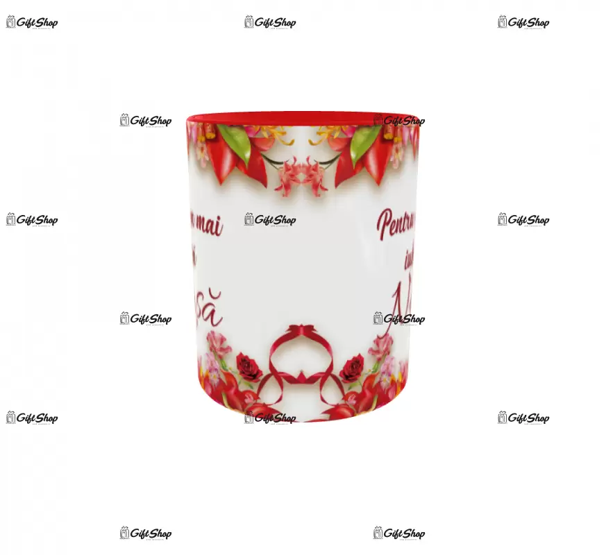 Pentru cea mai iubita nasa, cana ceramica, 330ml, cgs1203