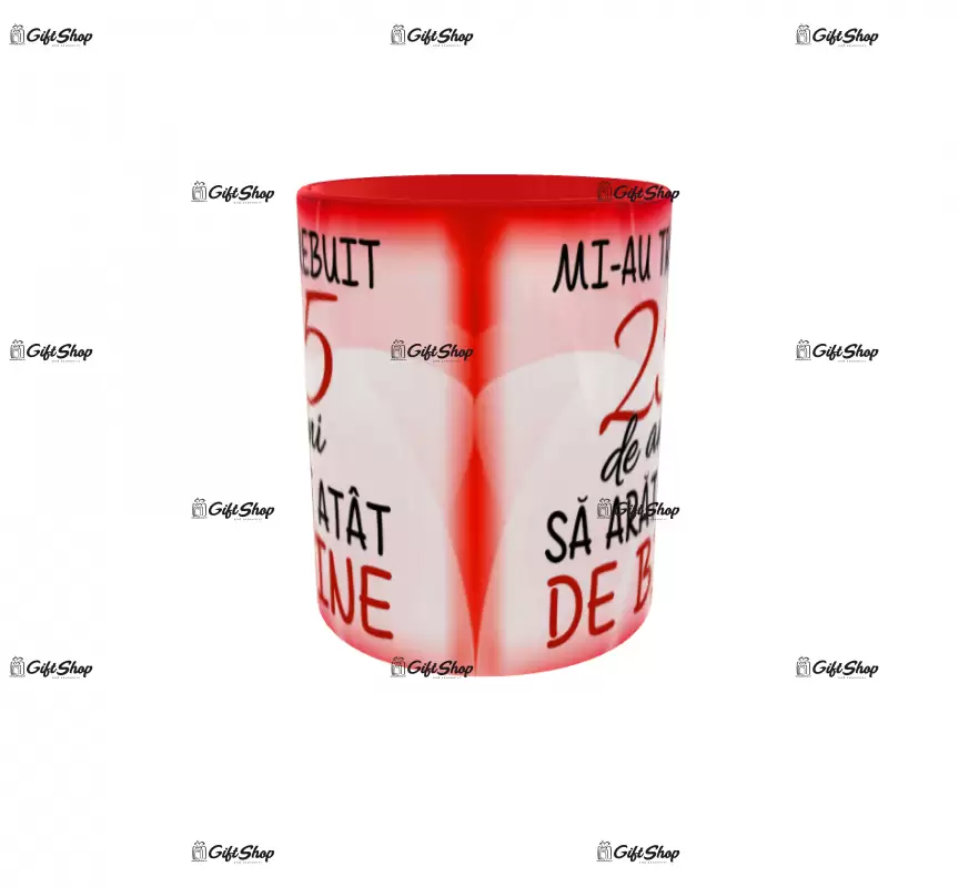Mi-au trebuit 25 de ani sa arat atat de bine, cana ceramica, 330ml, cgs1211b