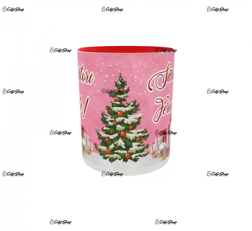 Sarbatori fericite!, cana ceramica, 330ml, cgs1234
