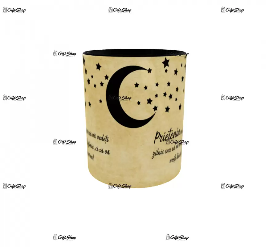 Prietenia nu cere sa va vedeti..., cana ceramica, 330ml, cgs1239a