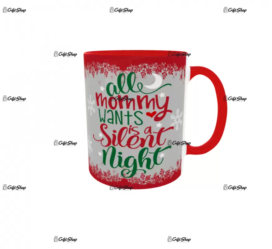 All mam whants is a silent night, cana ceramica, 330ml,  cgs1241