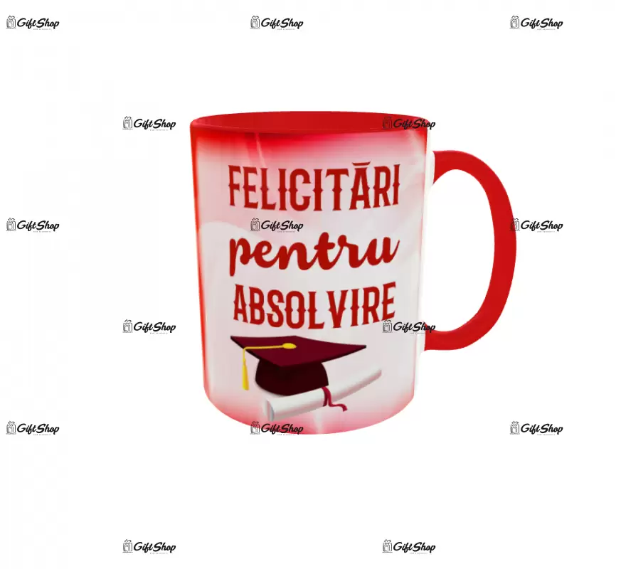 Felicitari pentru absolvire, cana ceramica, 330ml, cgs1280