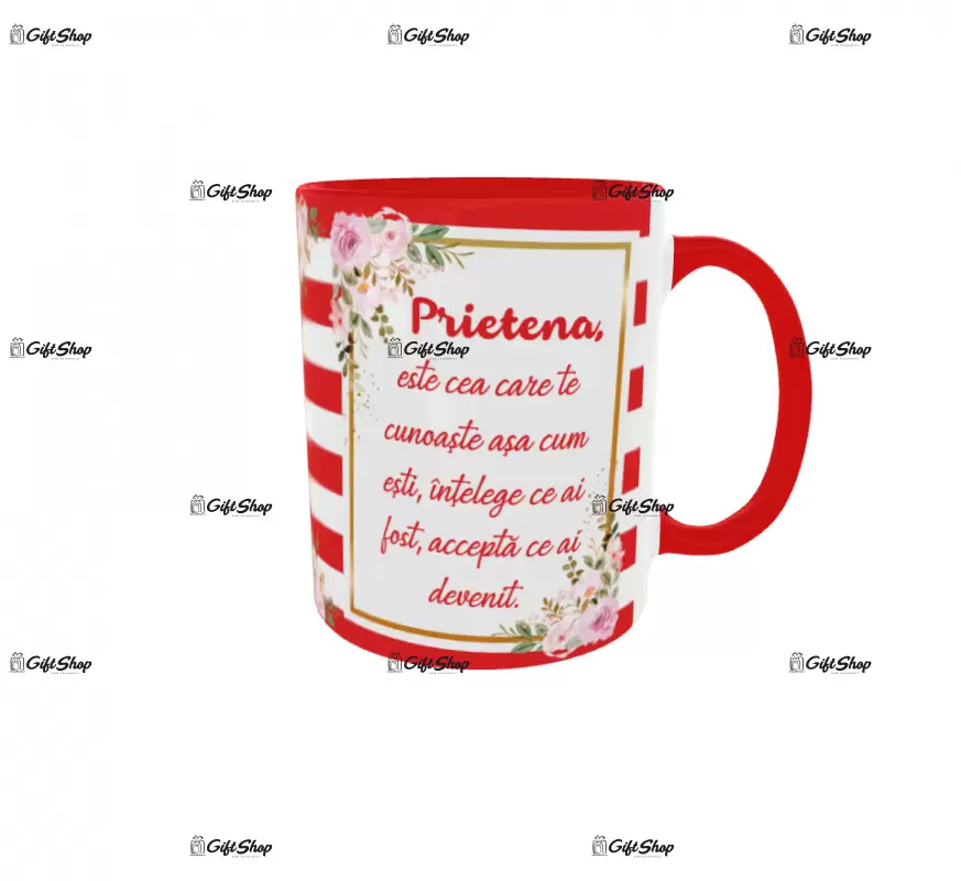 Prietenia este cea care, cana ceramica, 330ml, cgs1296