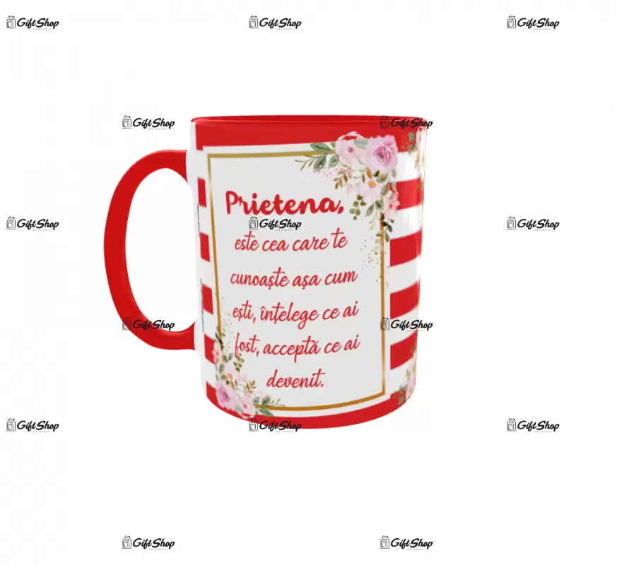 Prietenia este cea care, cana ceramica, 330ml, cgs1296