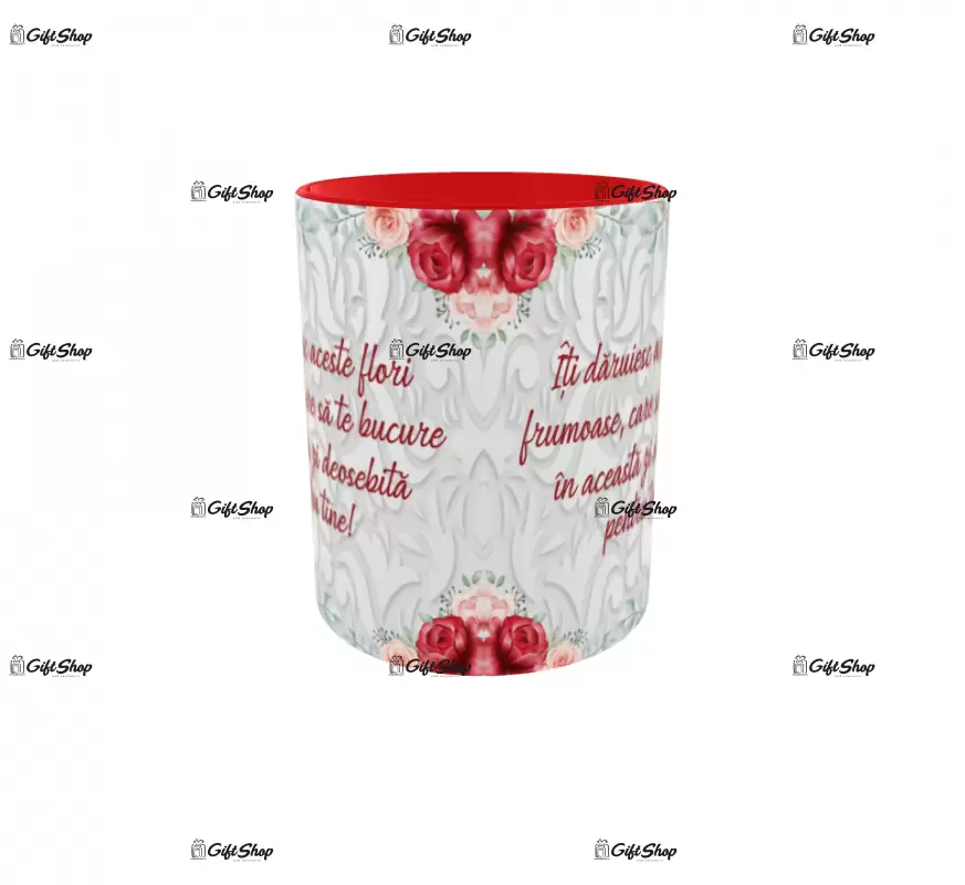 Iti daruiesc aceste flori, cana ceramica, 330ml, cgs1298
