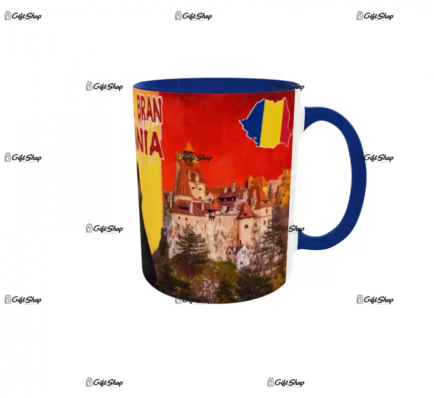 Castelul bran, cana ceramica, 330ml, cgs1327