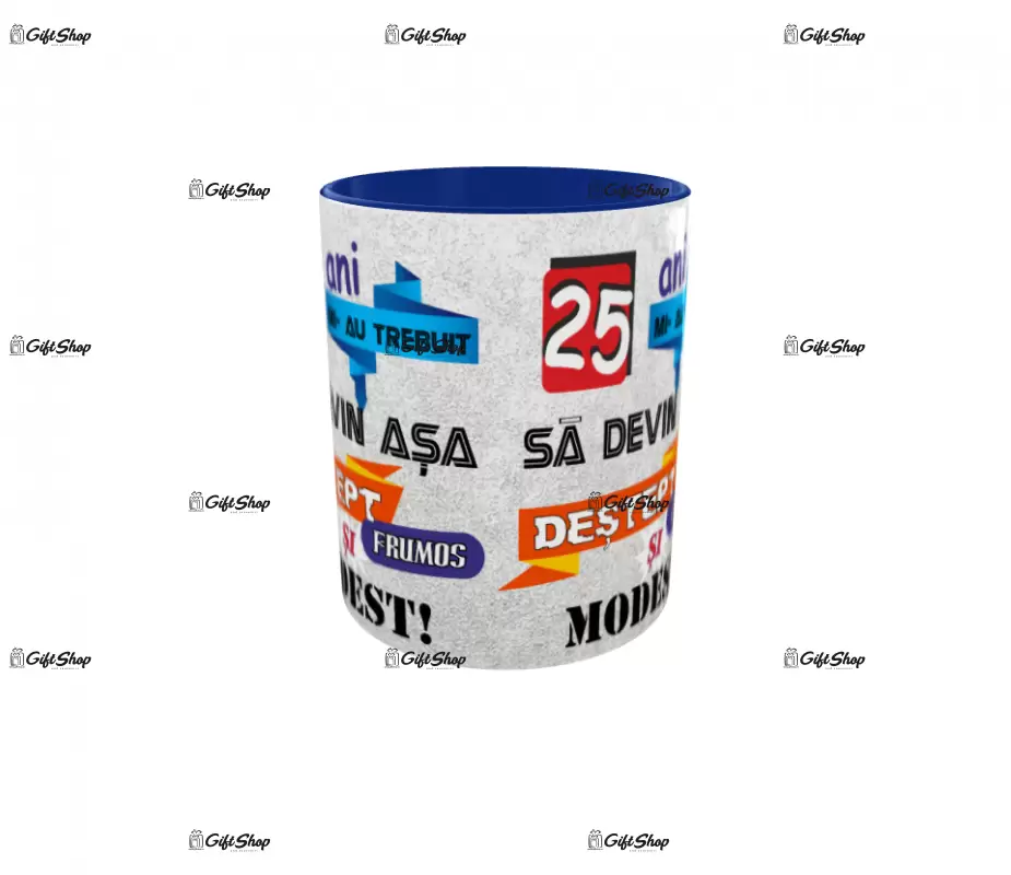 Mi-au trebuit 25 de ani sa arat atat de bine, cana ceramica, 330ml, model 1