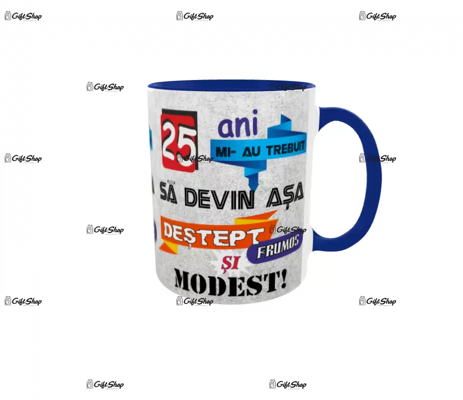 Mi-au trebuit 25 de ani sa arat atat de bine, cana ceramica, 330ml, model 1