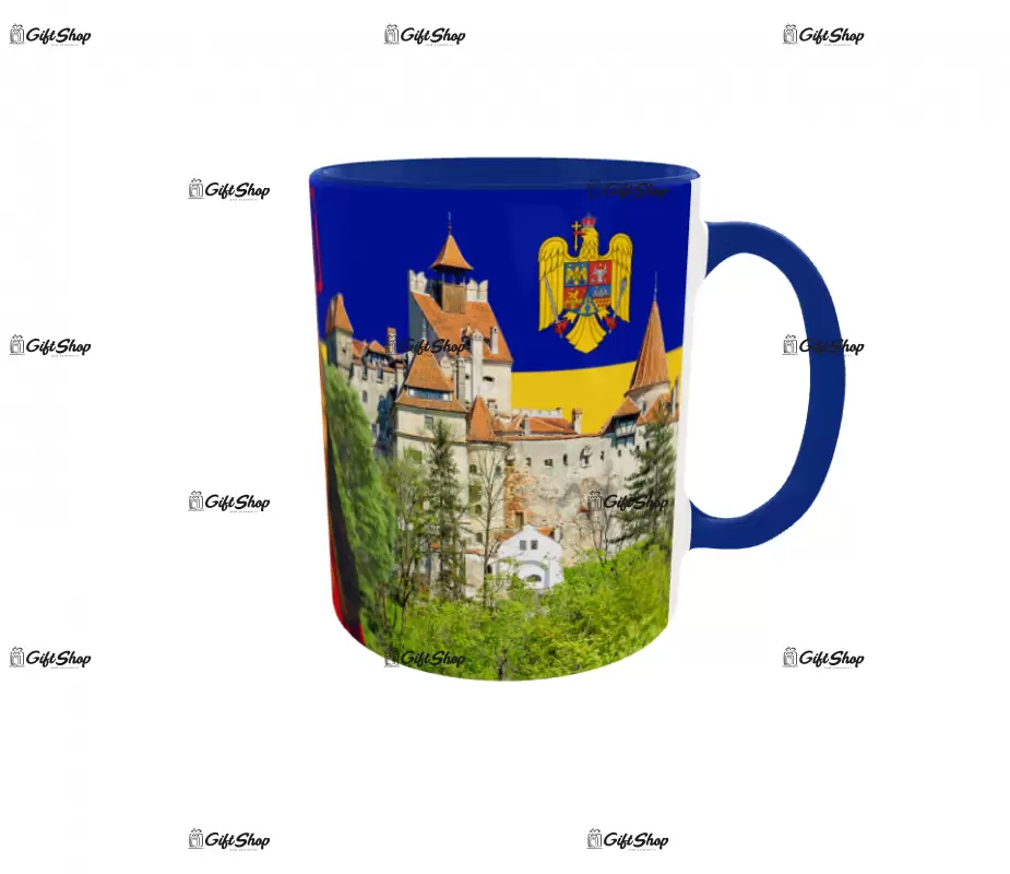 Castelul bran, cana ceramica, 330ml, cgs1386