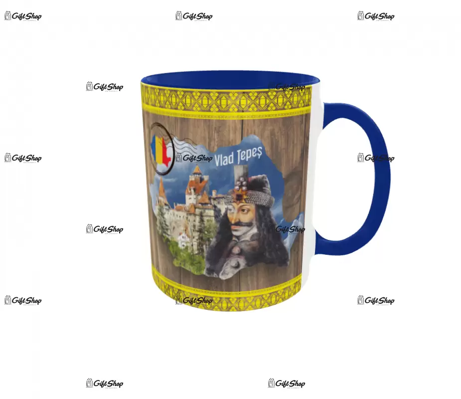 Castelul bran, cana ceramica, 330ml, cgs1387