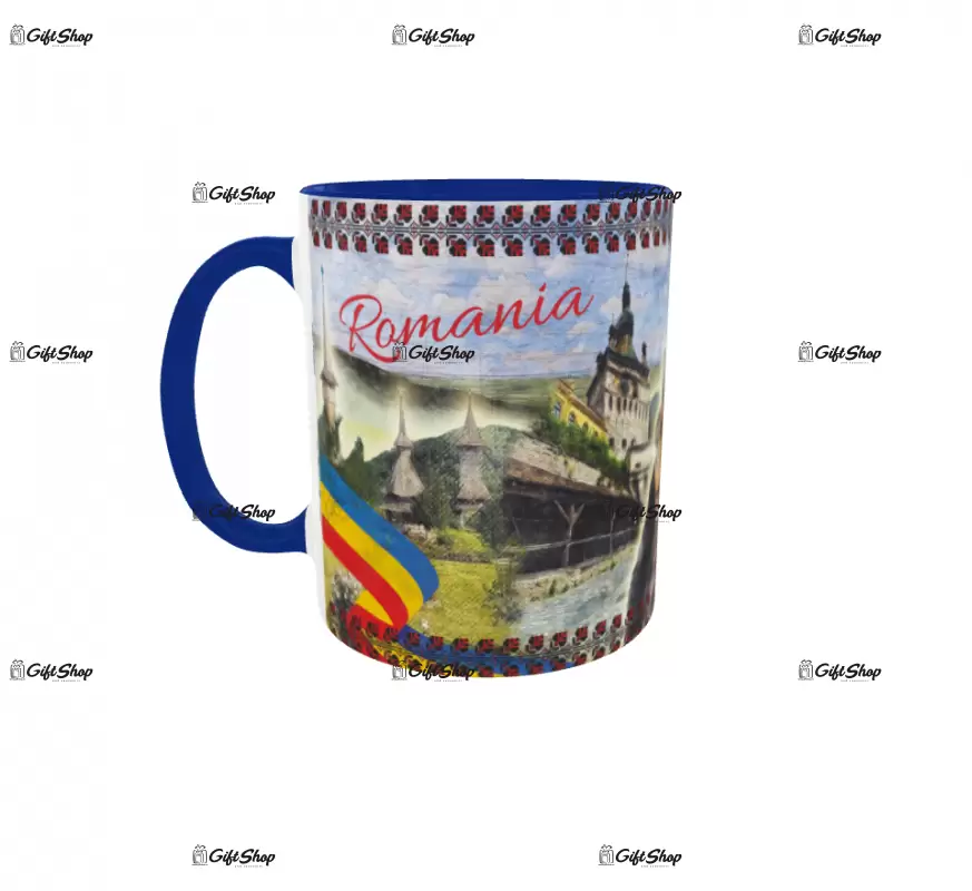 Castelul bran, cana ceramica, 330ml, cgs1395