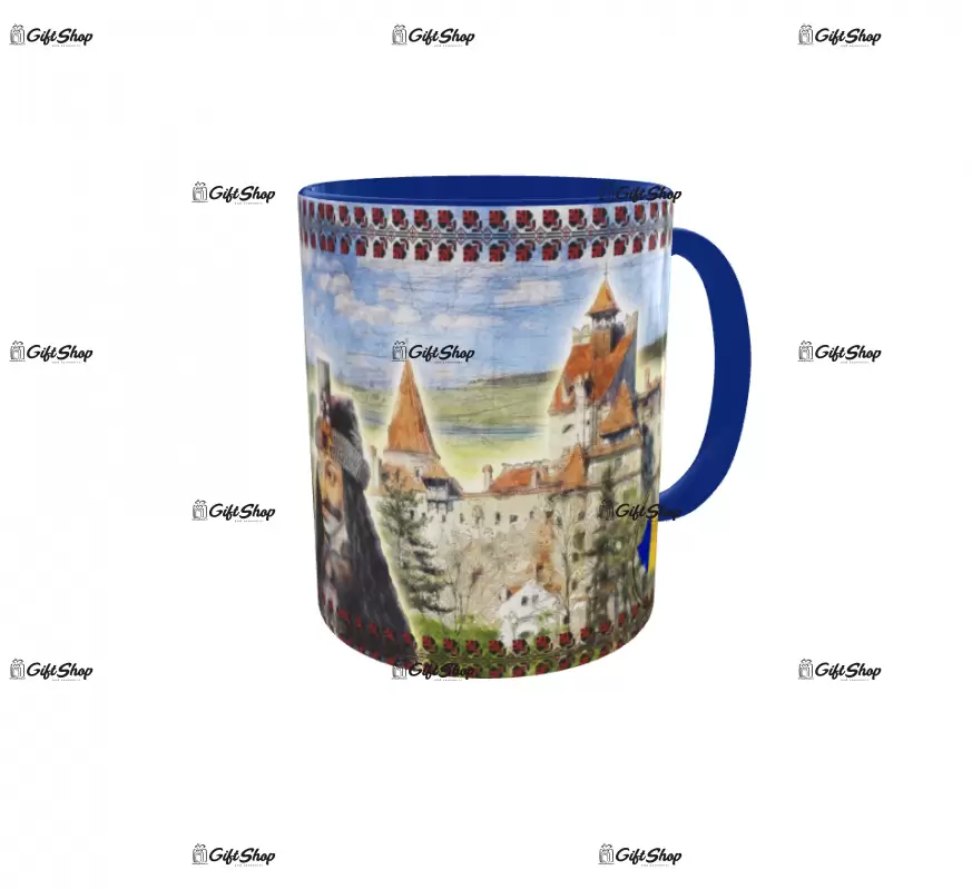 Castelul bran, cana ceramica, 330ml, cgs1395