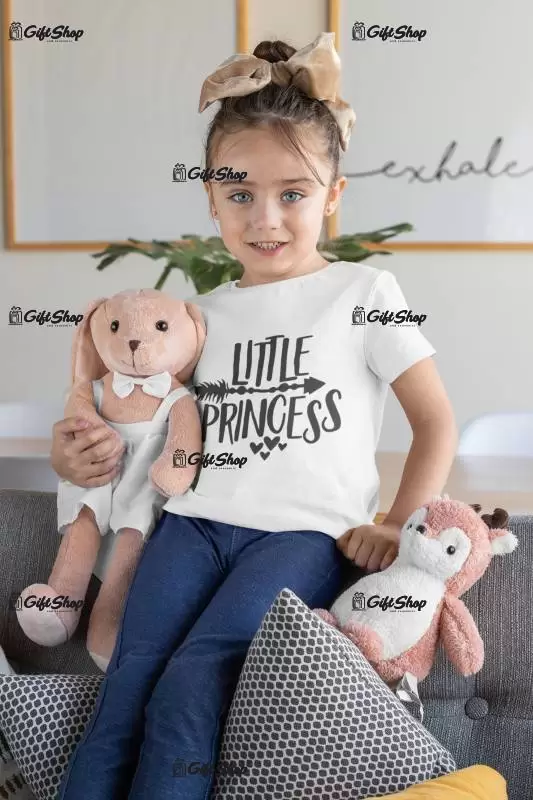 Little princess, tricou cu mesaj