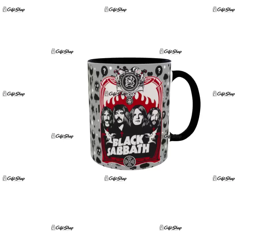 Black sabbath, cana din ceramica, 330ml