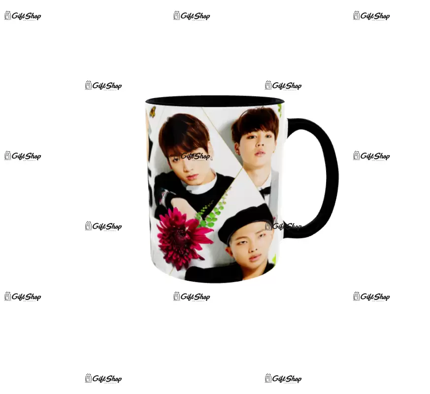 Bts, model 1, cana din ceramica, 330ml