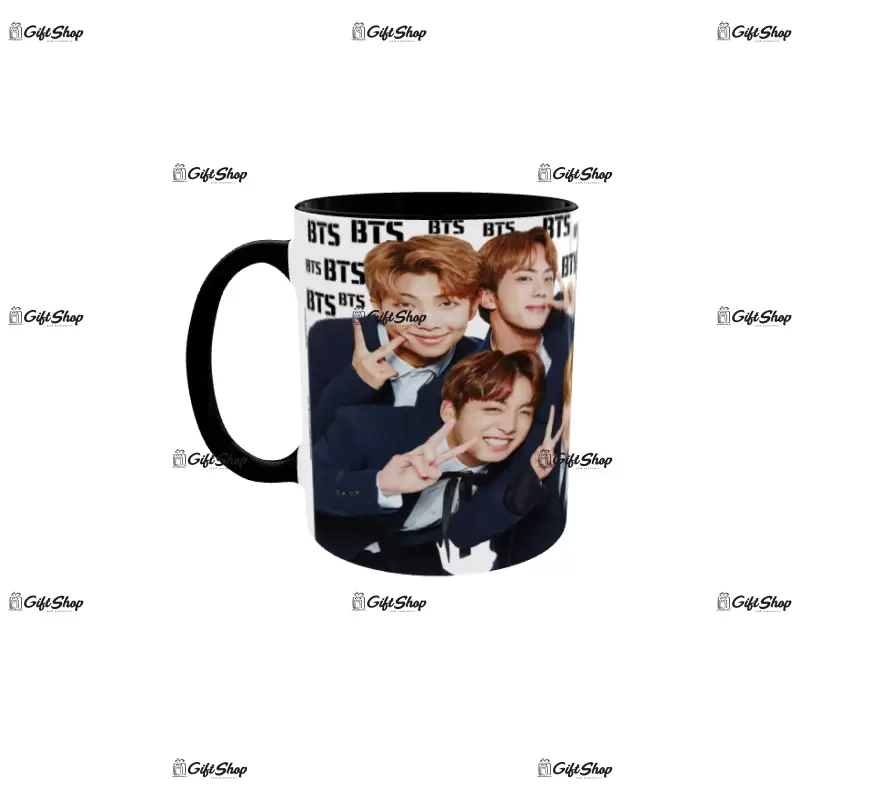 Bts, model 2, cana din ceramica, 330ml