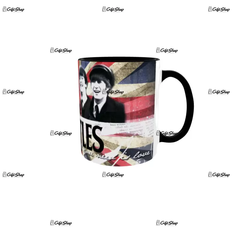 The beatles, model 3, cana din ceramica, 330ml