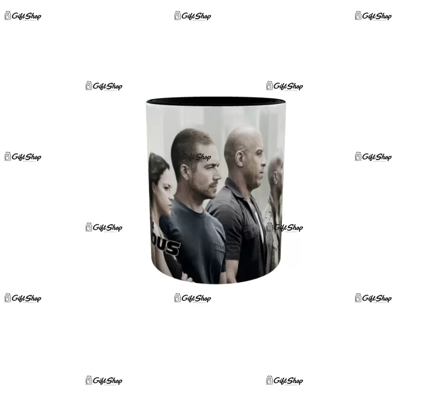 Fast and furious 7, model 1, cana din ceramica, 330ml
