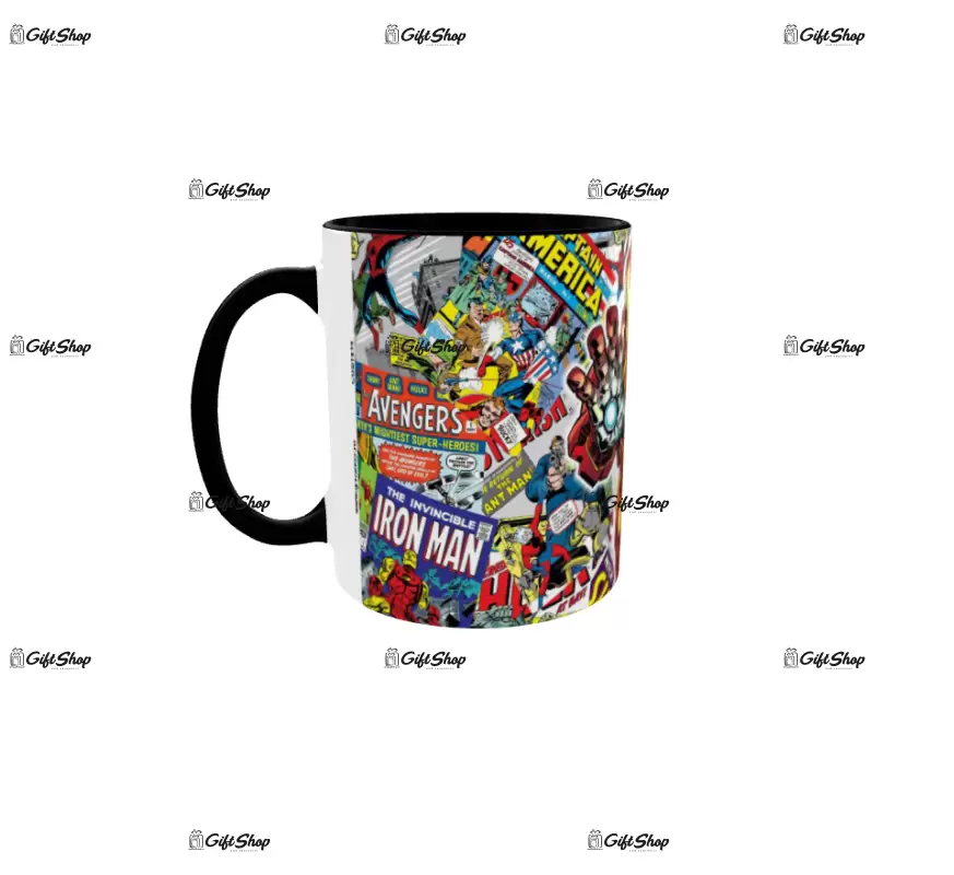 Iron man, model 2, cana din ceramica, 330ml