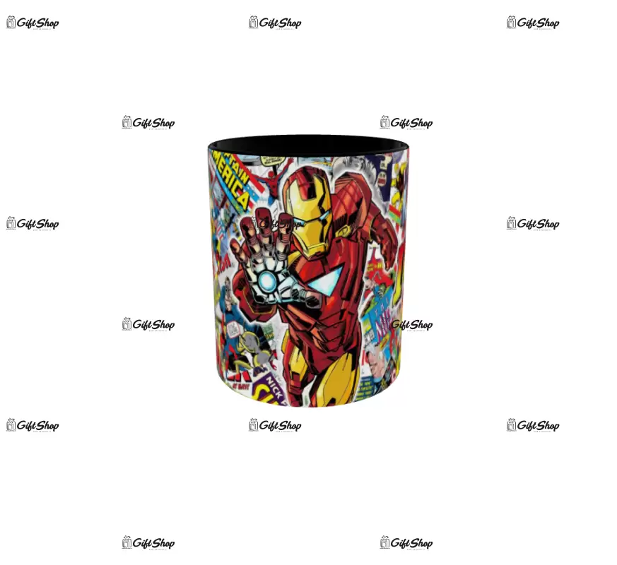 Iron man, model 2, cana din ceramica, 330ml