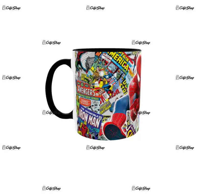 Spiderman, cana model 2, din ceramica, 330ml