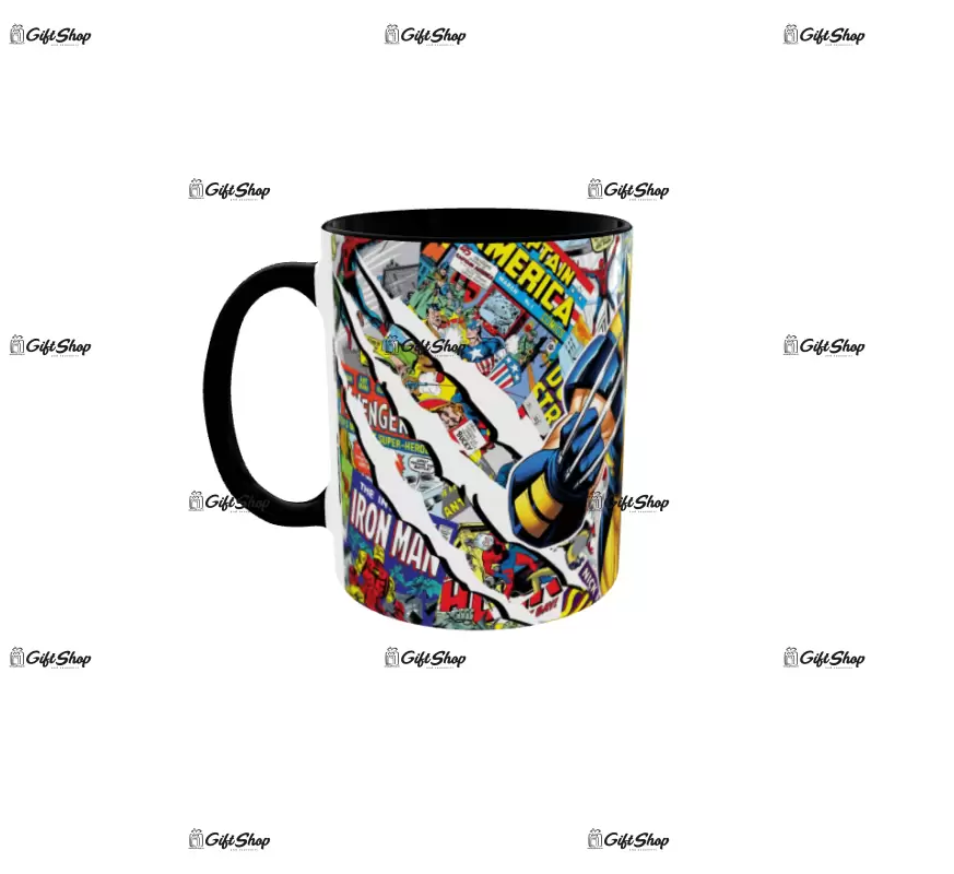Wolverine, model 2, cana din ceramica, 330ml