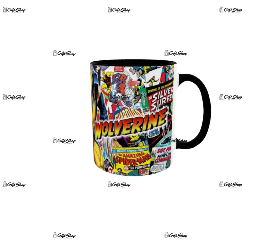 Wolverine, model 2, cana din ceramica, 330ml