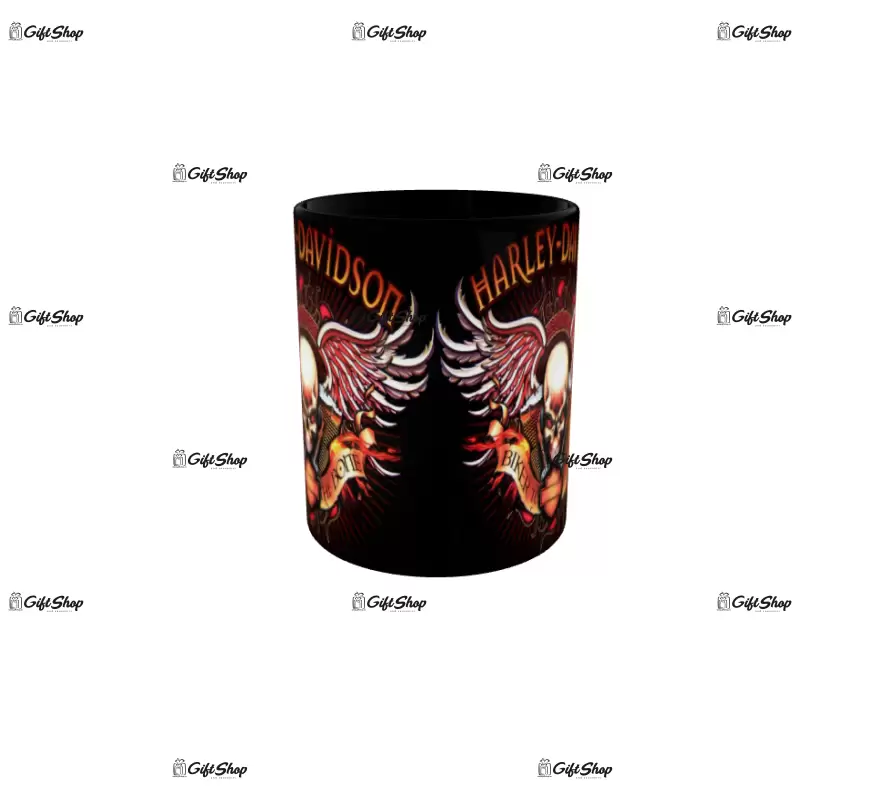 Harley davidson, model 1, cana din ceramica, 330ml