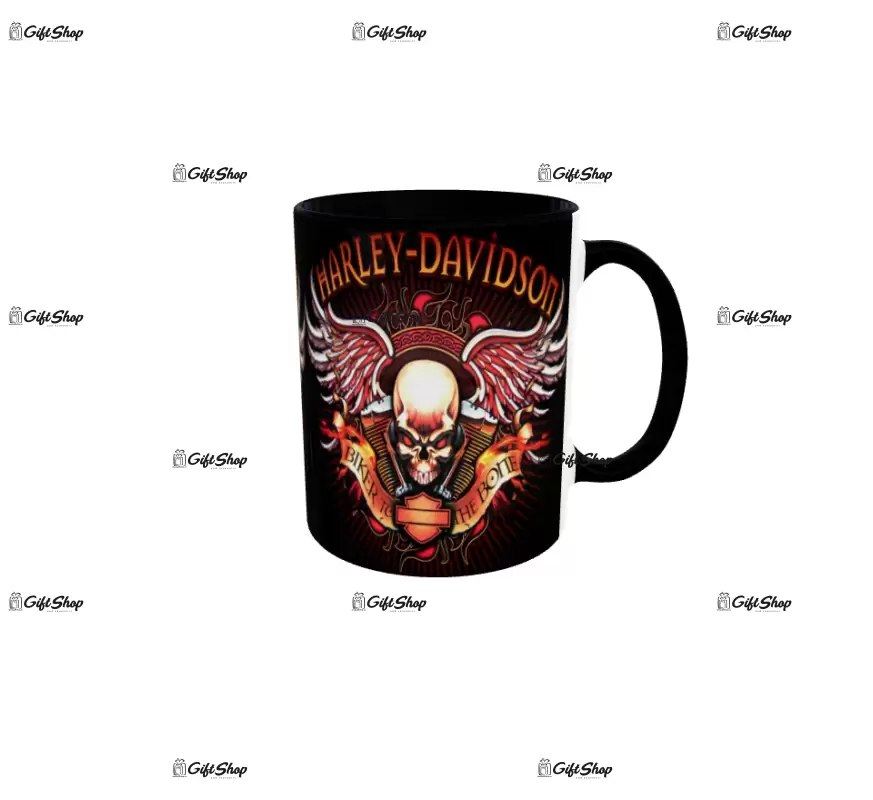Harley davidson, model 1, cana din ceramica, 330ml