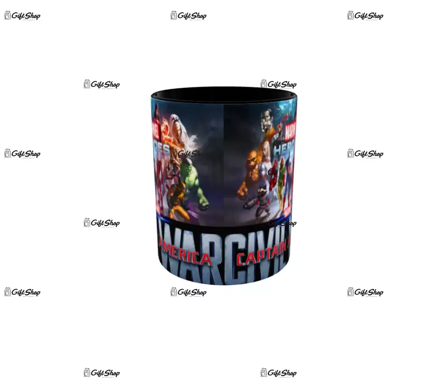 Marvel heroes, model 4, cana ceramica, 330ml