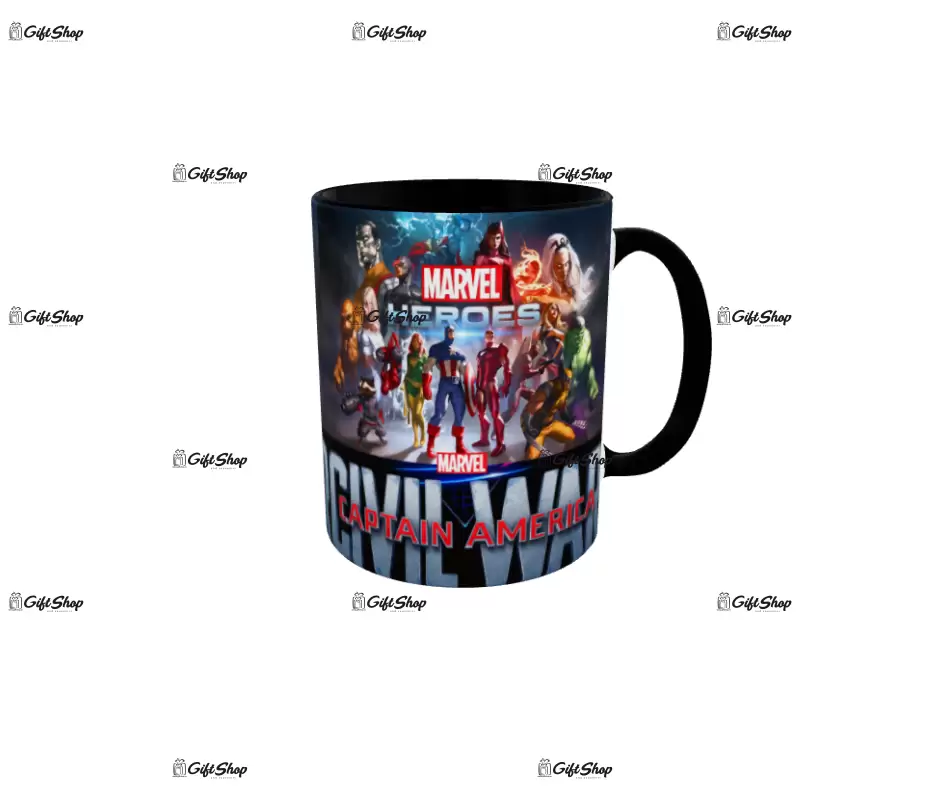 Marvel heroes, model 4, cana ceramica, 330ml