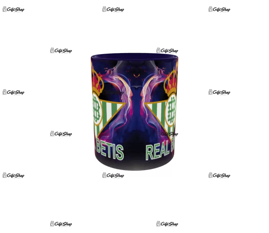 Real betis, cana ceramica, 330ml