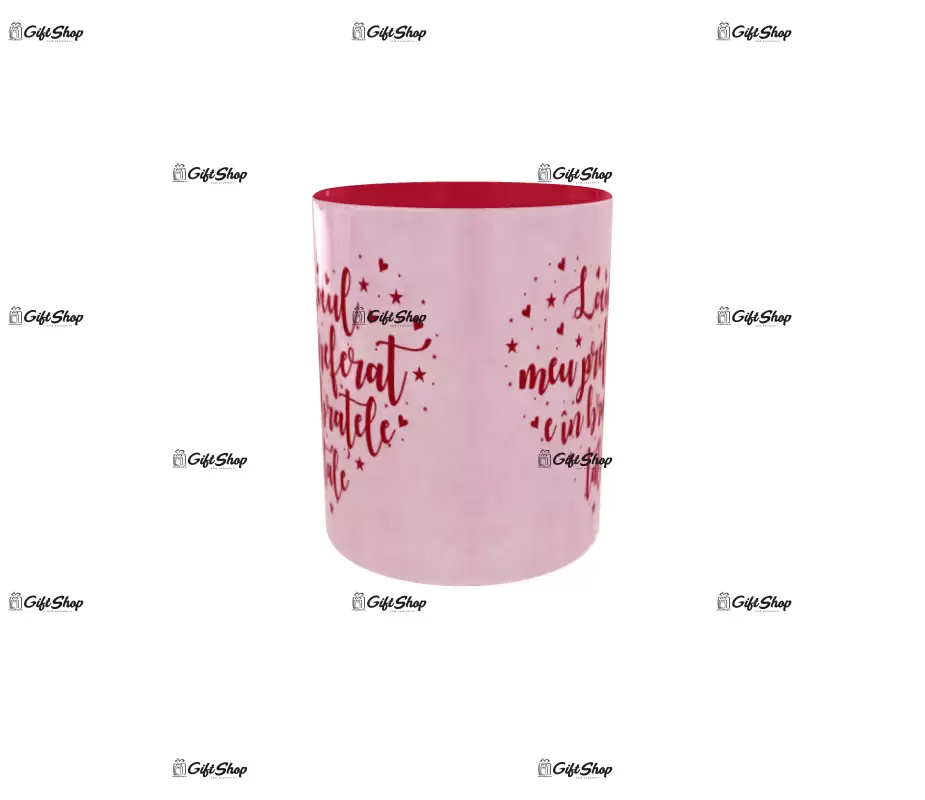 Locul meu preferat e in bratele tale, model 1, cana ceramica, 330ml