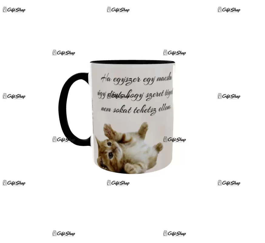 Ha egyszer egy macska ugy dont, cana din ceramica, 330ml