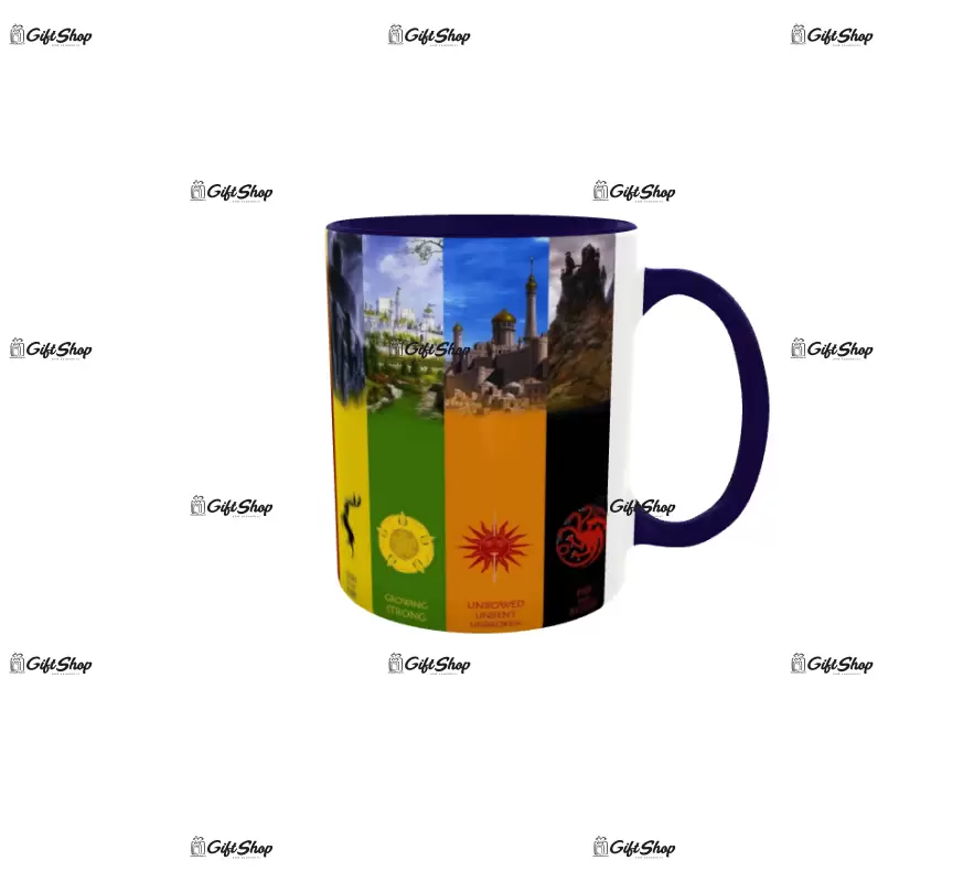 Came of thrones, cana din ceramica, 330ml, model 2