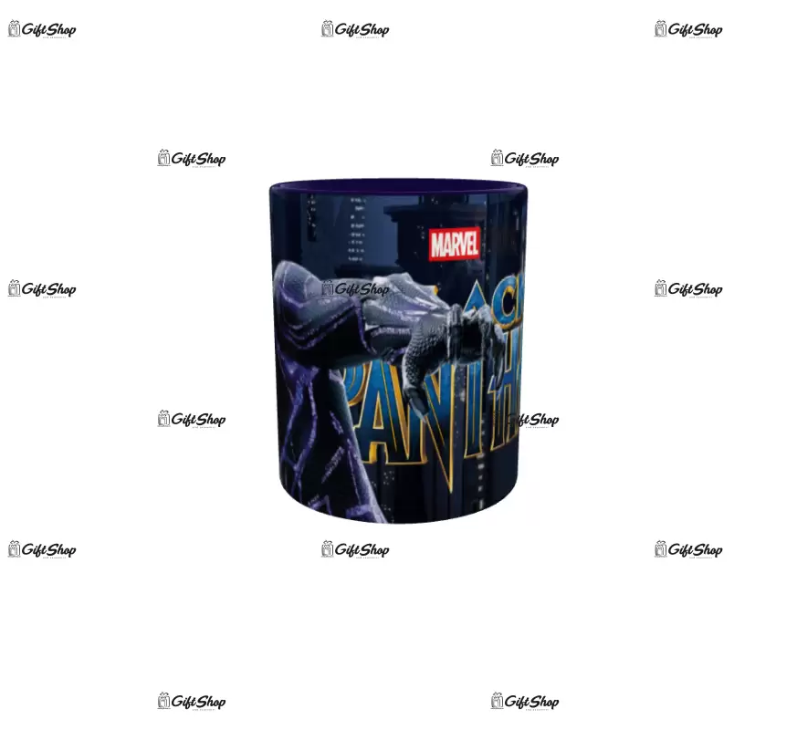 Black panther, cana din ceramica, 330ml, model 1