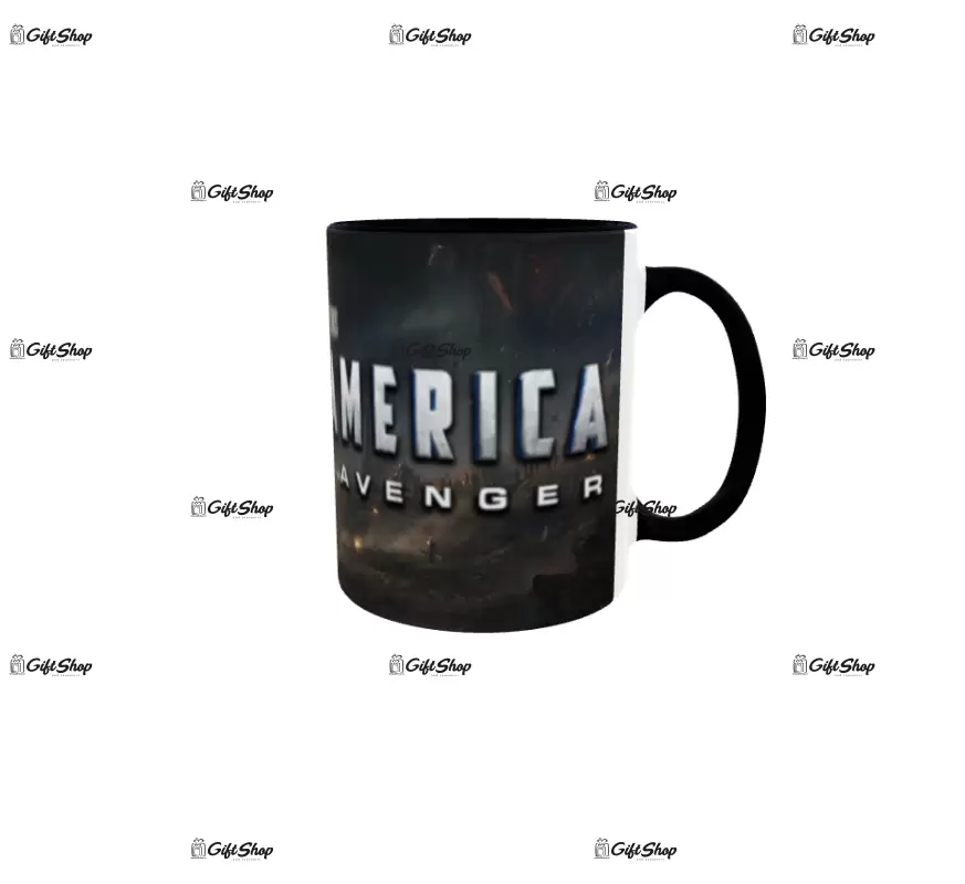 Captain america, cana din ceramica, 330ml, model 2