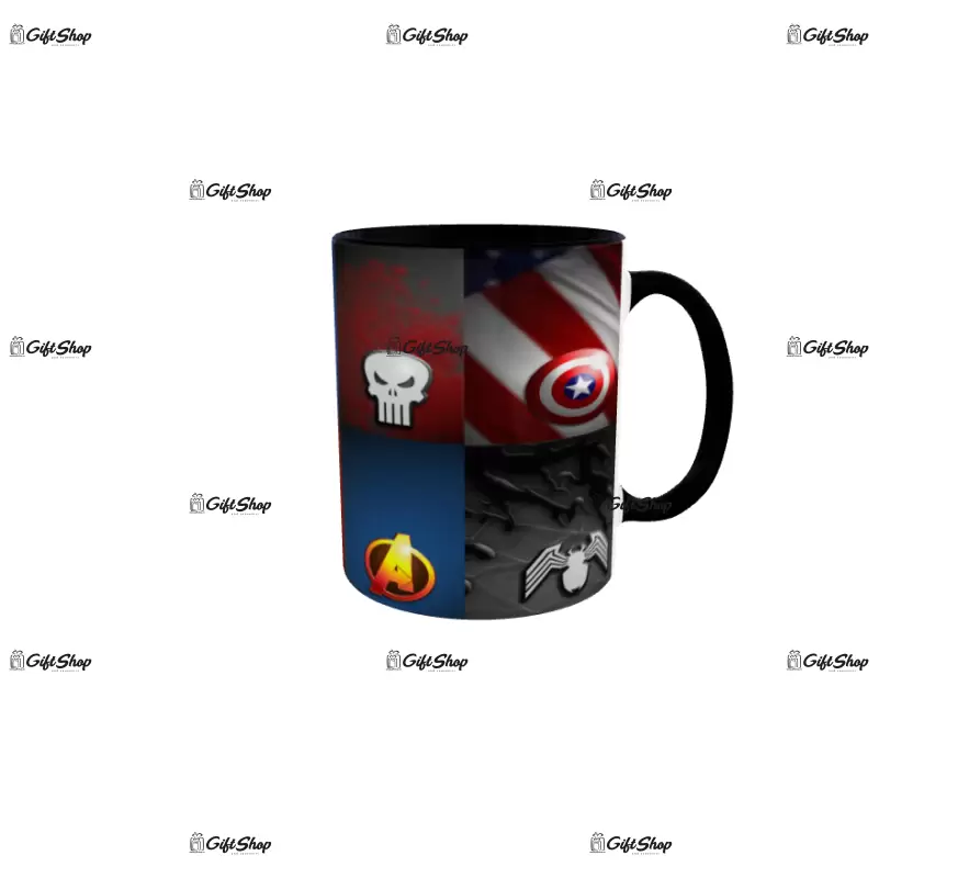 Aavengers logo, cana din ceramica, 330ml, model 2