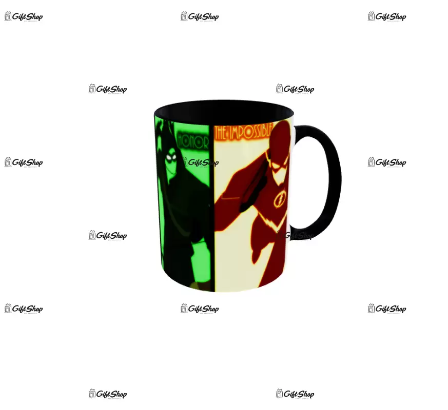 Avengers logo, cana din ceramica, 330ml, model 3