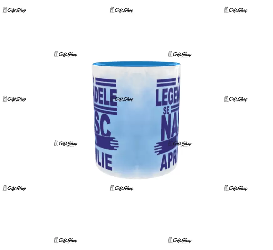 Legendele se nasc in aprilie, cana din ceramica, 330ml