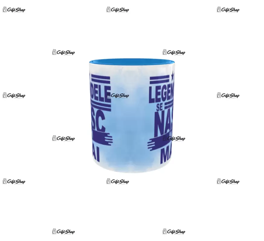 Legendele se nasc in mai, cana din ceramica, 330ml