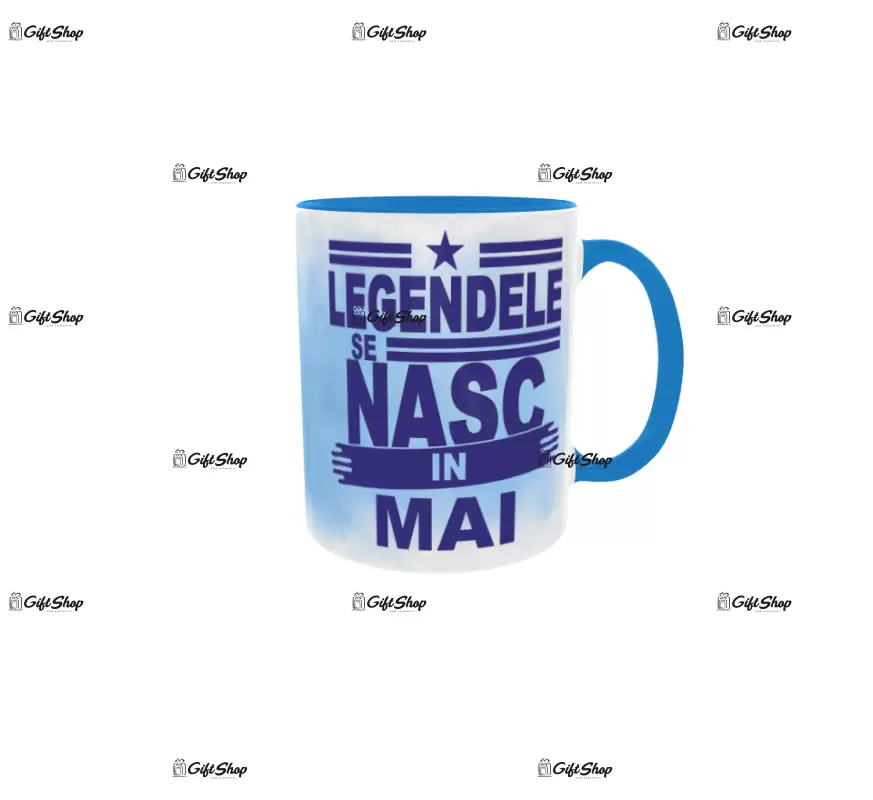 Legendele se nasc in mai, cana din ceramica, 330ml