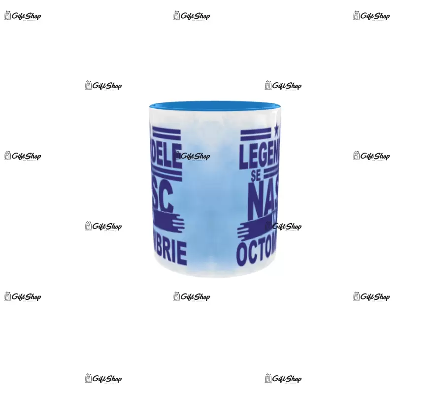 Legendele se nasc in octombrie, cana din ceramica, 330ml