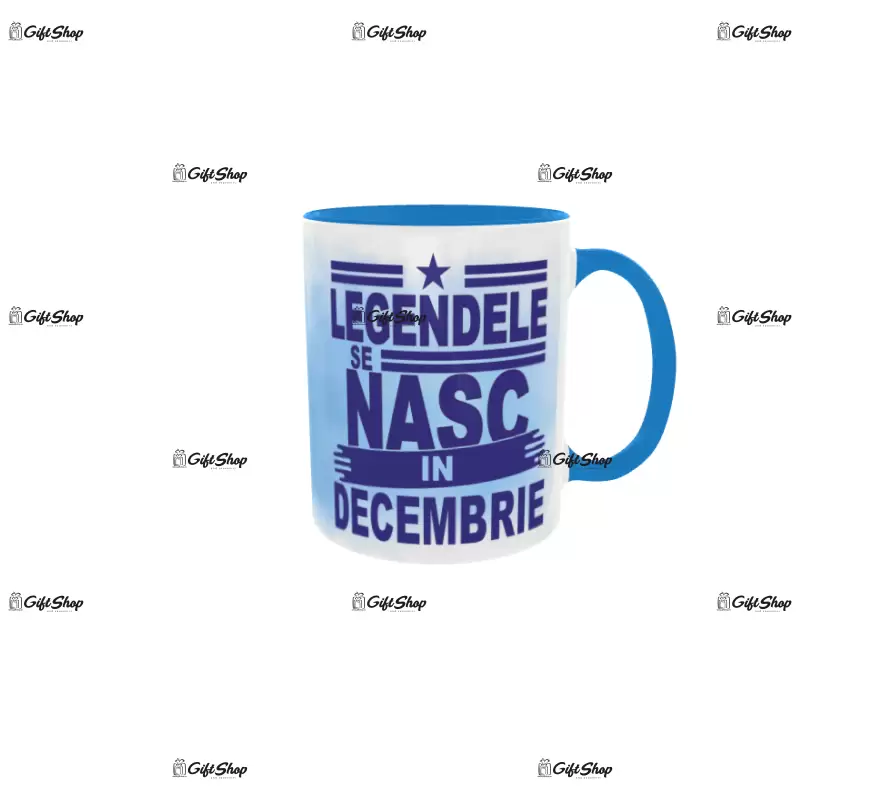 Legendele se nasc in decembrie, cana din ceramica, 330ml