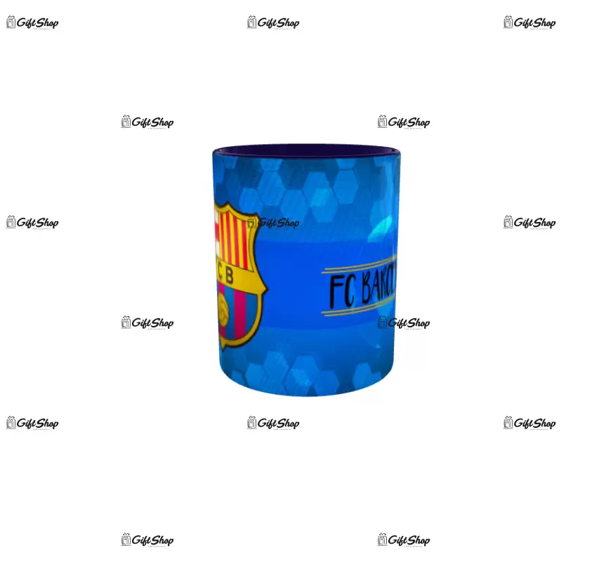 Fc barcelona, cana din ceramica, 330ml