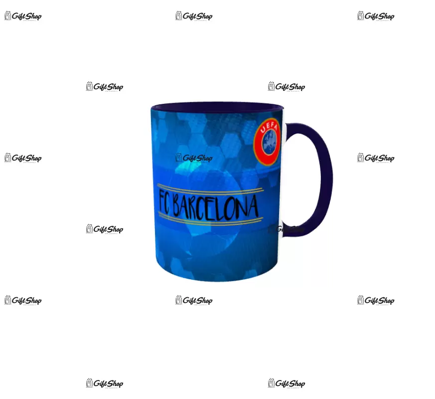 Fc barcelona, cana din ceramica, 330ml